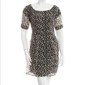 LAVINIATURRA : short-sleeve polka-dot dress, sz 6